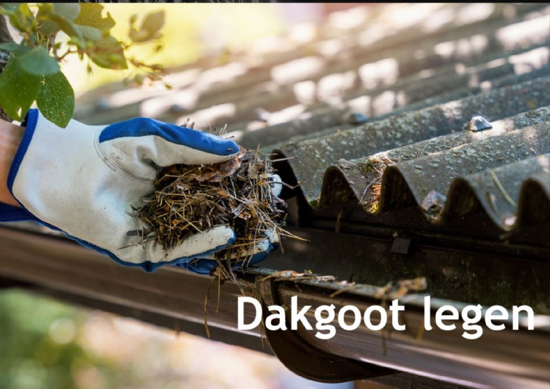 Dakgoot legen