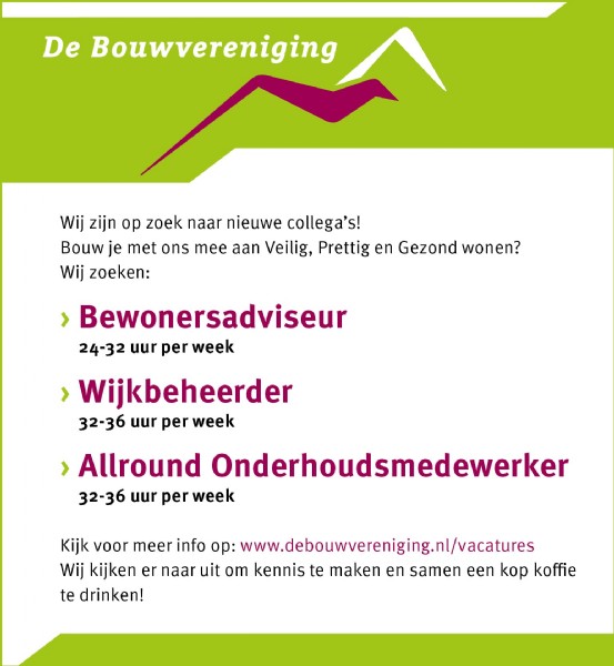 Vacature alert!